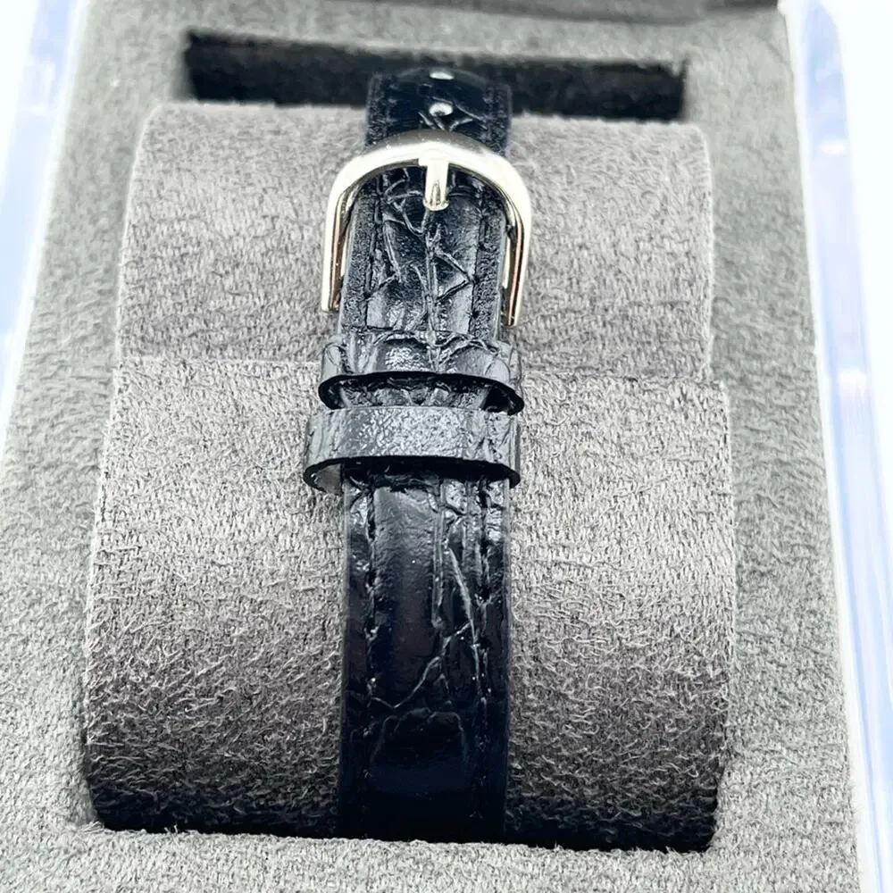 INOTIME vintage leather strap two tone ladies watch needs battery
